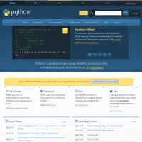 the official website of the python programming language